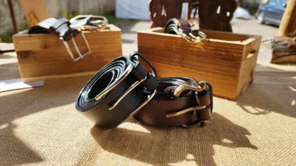 Ceinture en cuir modulable